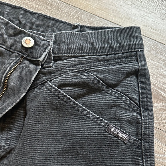 ROCKIES | Vintage Black Denim Barrel Jeans - Picture 5 of 16